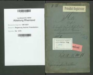 Die Quartal- und Final-Abschlüsse und Beitreibung der Staats-Revenüen. Bd. 1