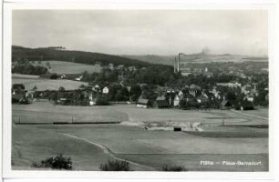 Plaue-Bernsdorf. Blick auf Plaue - Bernsdorf