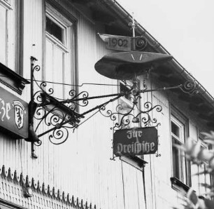 Sachteil: Wirtshausschild; Oberzent, Eberbacher Weg 125