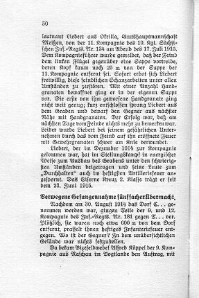 Verwegene Gefangennahme fünffacher Übermacht.