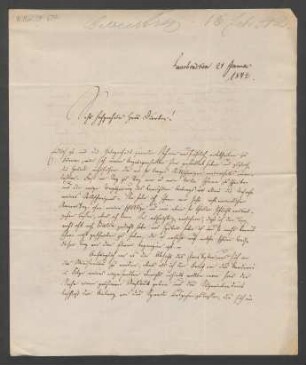Brief an Carl Friedrich Rungenhagen : 21.01.1842