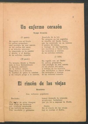 El rincón de las viejas : Ranchera