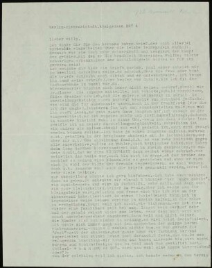 lieber willy, ich danke dir für den hermann huber-brief...
