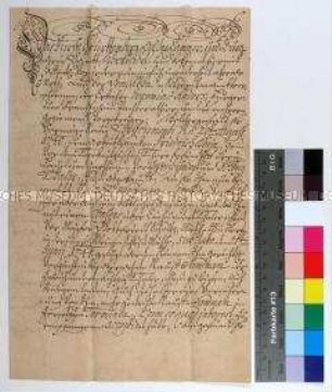 Amtliche Beurkundung der Zahlungsabwicklung des Hauskaufs zwischen dem Branntweinpächter Jeremias Anders und dem Verkäufer Friedrich Heyn durch das Württemberg-Oelssche Kammer- und Burggräfliche Amt