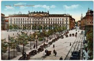 Leipzig : Augustusplatz, Hauptpost