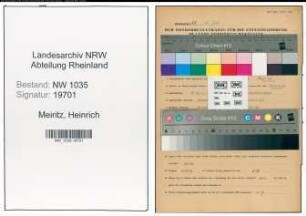 Entnazifizierung Heinrich Meiritz , geb. 05.04.1911 (Baufuehrer)