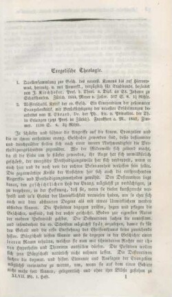1-20 Exegetische Theologie