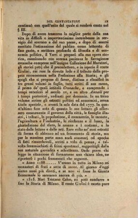 Storia di Milano. 3, Continuatione di Pietro Custodi alle Storia di Milano di Pietro Verri