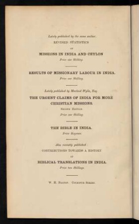 Publisher's announcement