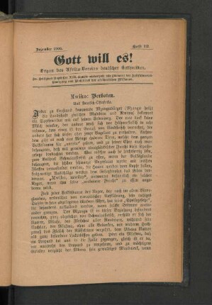Dezember 1906, Heft 12