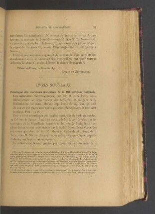 Livres nouveaux