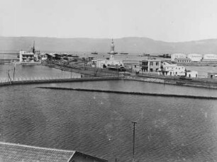 Hafen von Sues : Blick auf den Hafen von Sues