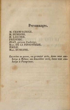 Le curé de Pomponne : comédie-vaudeville en deux actes