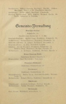Gemeinde-Verwaltung