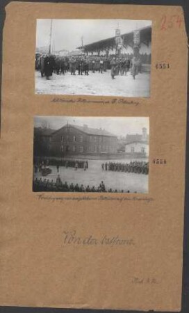 Militärische Bittprozession in St. Petersburg