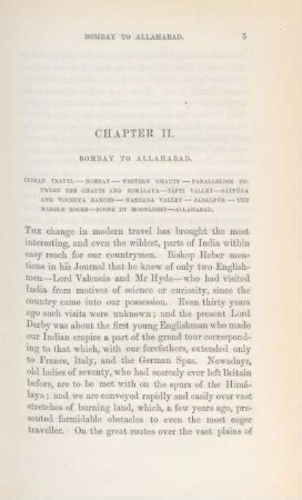Chapter II. Bombay to Allahabad