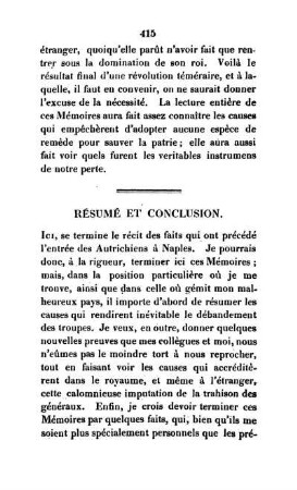 Résumé Et Conclusion.