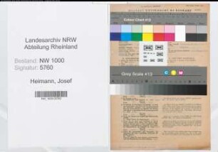 Entnazifizierung Josef Heimann, geb. 16.06.1916 (Regierungsinspektor)