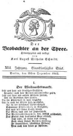 51. Stueck, 19. Dezember 1842