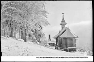 Rehefeld im Erzgebirge, Jagdschloss-Kapelle im Winter