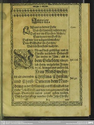 Leichenpredigt : Christliche Leichpredigt. Antritt. Eingang. Text.. Erklärung.