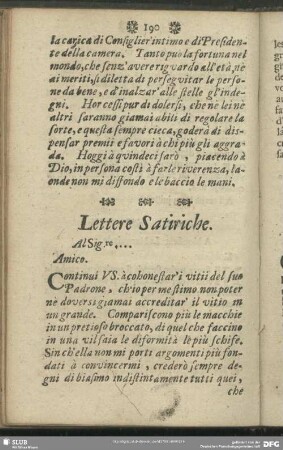 Lettere Satiriche