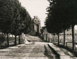 Templin. Brandenburg. Ansicht des, in der ersten Hälfte des 14 Jh. im gotischen Stil errichteten Mühlentores