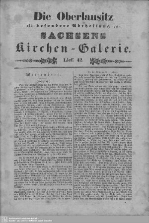 Weißenberg (Beschluß), Reibersdorf : 42. Lieferung