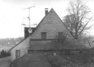 Brand-Erbisdorf, Ernst-Thälmann-Straße 85. Wohnhaus. Giebelfront