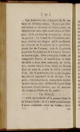 XVI. La Noblesse. - XXIX. Les Professeurs de l´Académie.