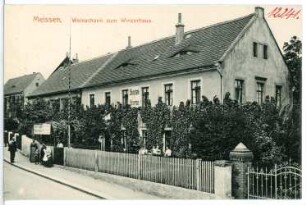 Meißen. Weinschank zum Winzerhaus