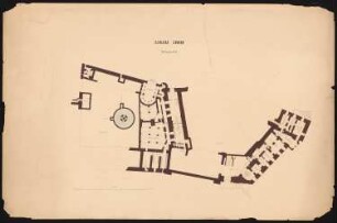 Schloss von Dr. Strousberg, Zbirow Umbau: Grundriss UG