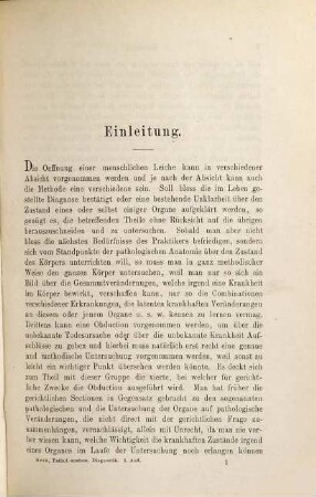 Compendium der pathologisch-anatomischen Diagnostik : nebst Anleitung zur Ausführung von Obductionen sowie von pathologisch-histologischen Untersuchungen