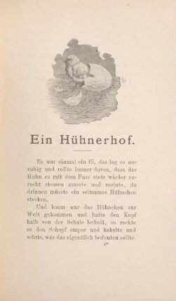 Ein Hühnerhof.