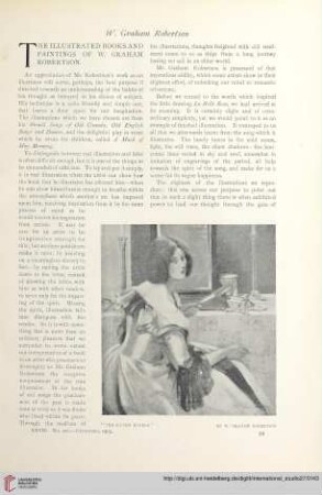 27.1905/06 (1906) = Nr. 106: The illustrated books and paintings of W. Graham Robertson