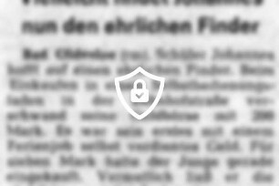 Vielleicht findet [Name maskiert] [Name maskiert] Finder