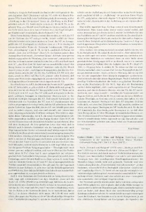 540-543 [Rezension] Grabner-Haider, Anton, Ethos und Religion