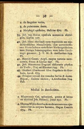 Medici in duodecimo.