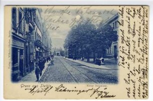 Gruss aus Stettin. Kleine Domstrasse.