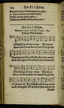 Der XLI. Psalm. - Der LIIII. Psalm.