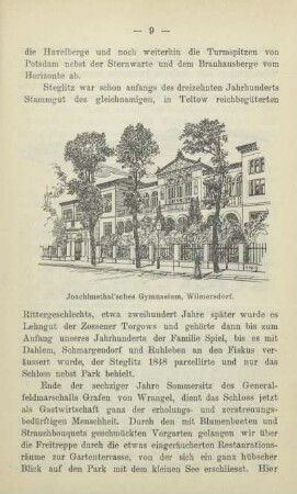 Joachimsthal'sches Gymnasium, Wilmersdorf
