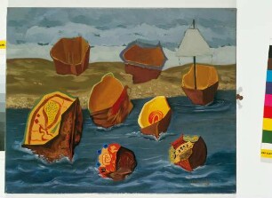 Flotte der Nußschalen