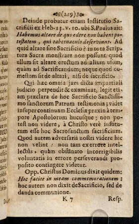 229-235, Deinde probatur etiam Institutio Sacrificii ...