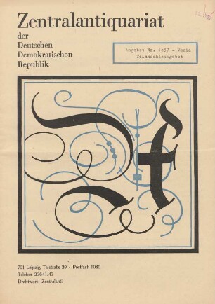 Nr. 1057: Weihnachtsangebot