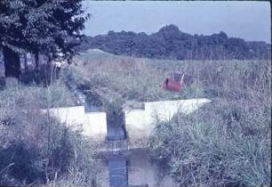 Hauptgraben und Stauwehr