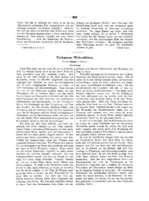 Verlassene Wohnstätten : (Fortsetzung)
