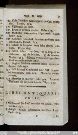 Libri Antiquarii.