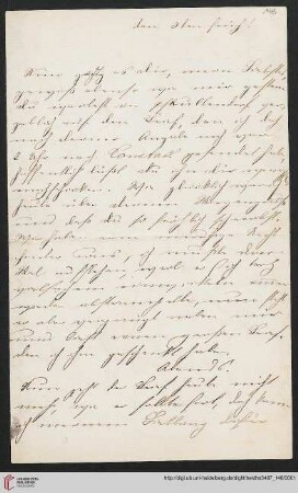 Heid. Hs. 3487,148: Brief von Marie Luise Gothein an Eberhard Gothein