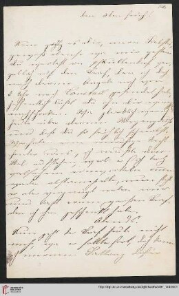 Heid. Hs. 3487,148: Brief von Marie Luise Gothein an Eberhard Gothein