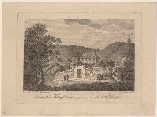 Ansicht der Weinberge in Radebeul-Oberlößnitz, Blick auf das Weingut Hoflößnitz mit dem Schloss (Berg- und Lusthaus)
